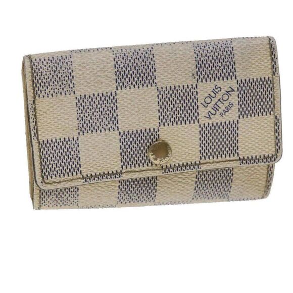 LOUIS VUITTON Damier Azur Multicles 6 Key Holder - Picture 1 of 12